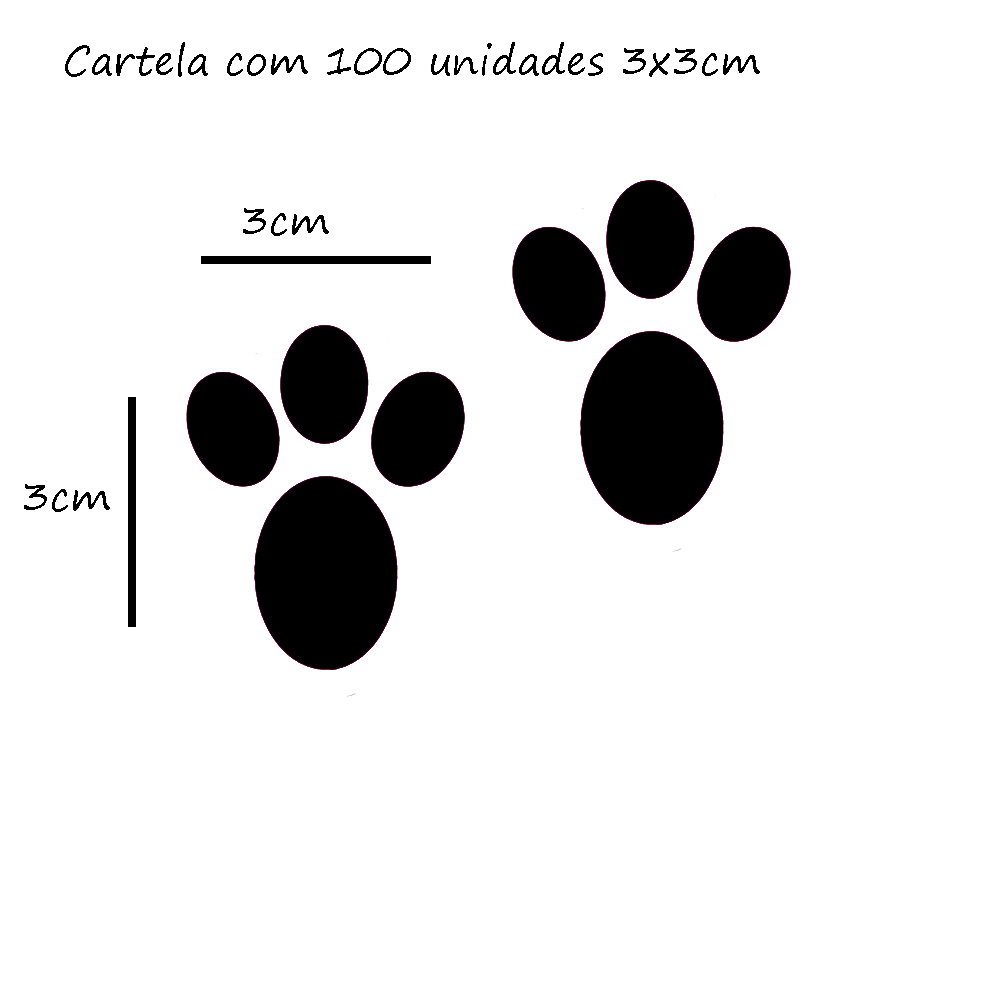 estencil patinha coelho