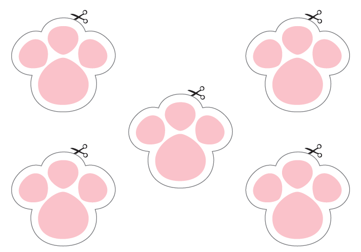 molde patinha coelho