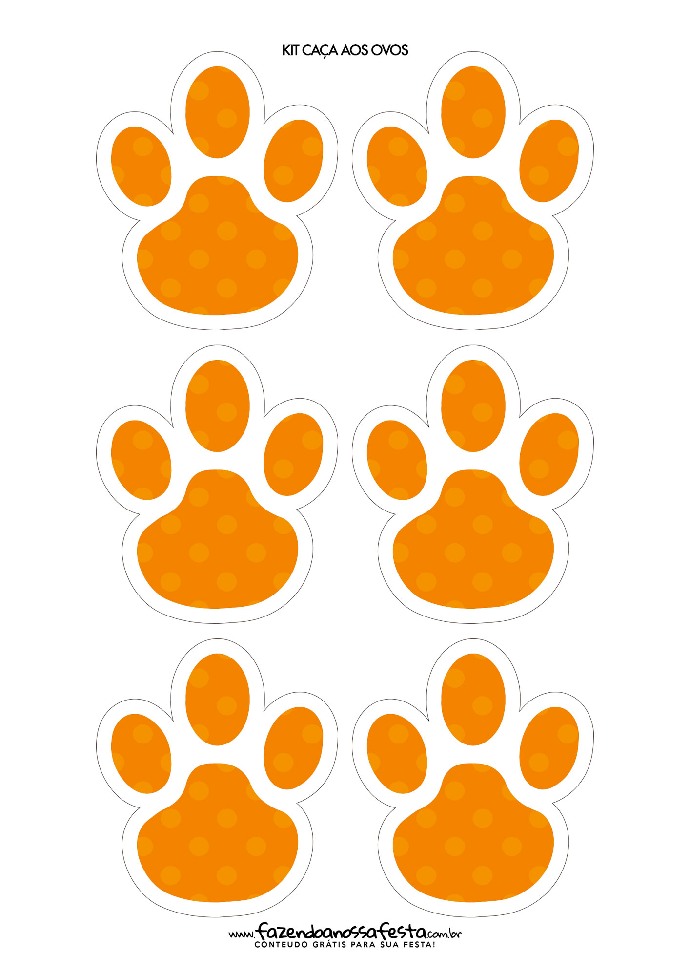 patinhas de cachorro para imprimir