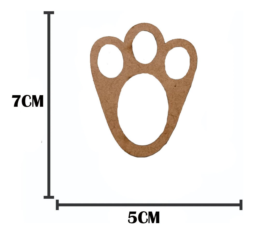 erros comuns ao imprimir pegadas de coelho