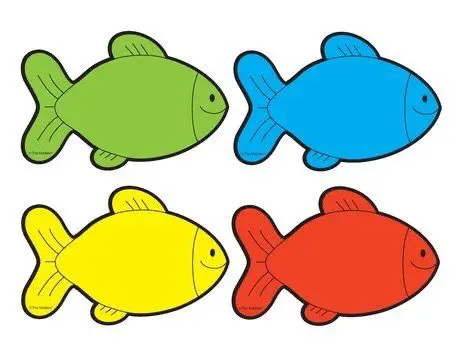 peixinhos para imprimir