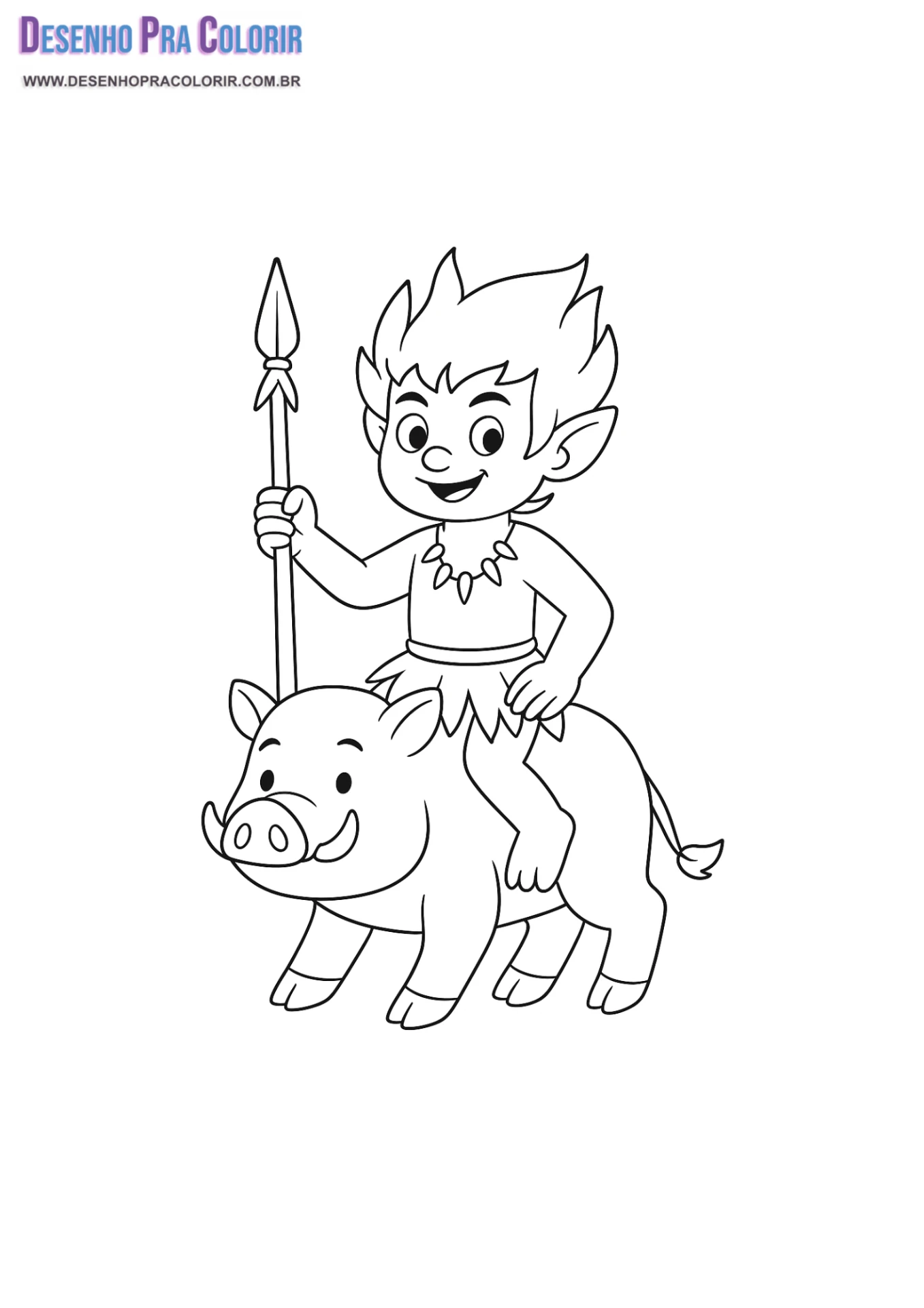 personagens do folclore para colorir