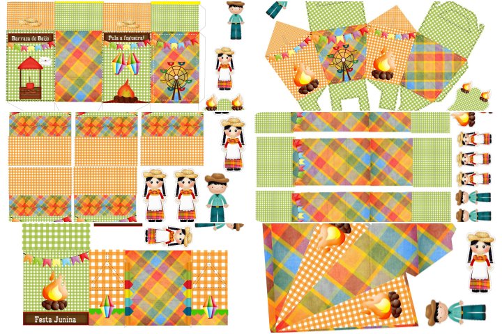 papelaria personalizada festa junina grátis