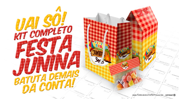 decoração festa junina para imprimir