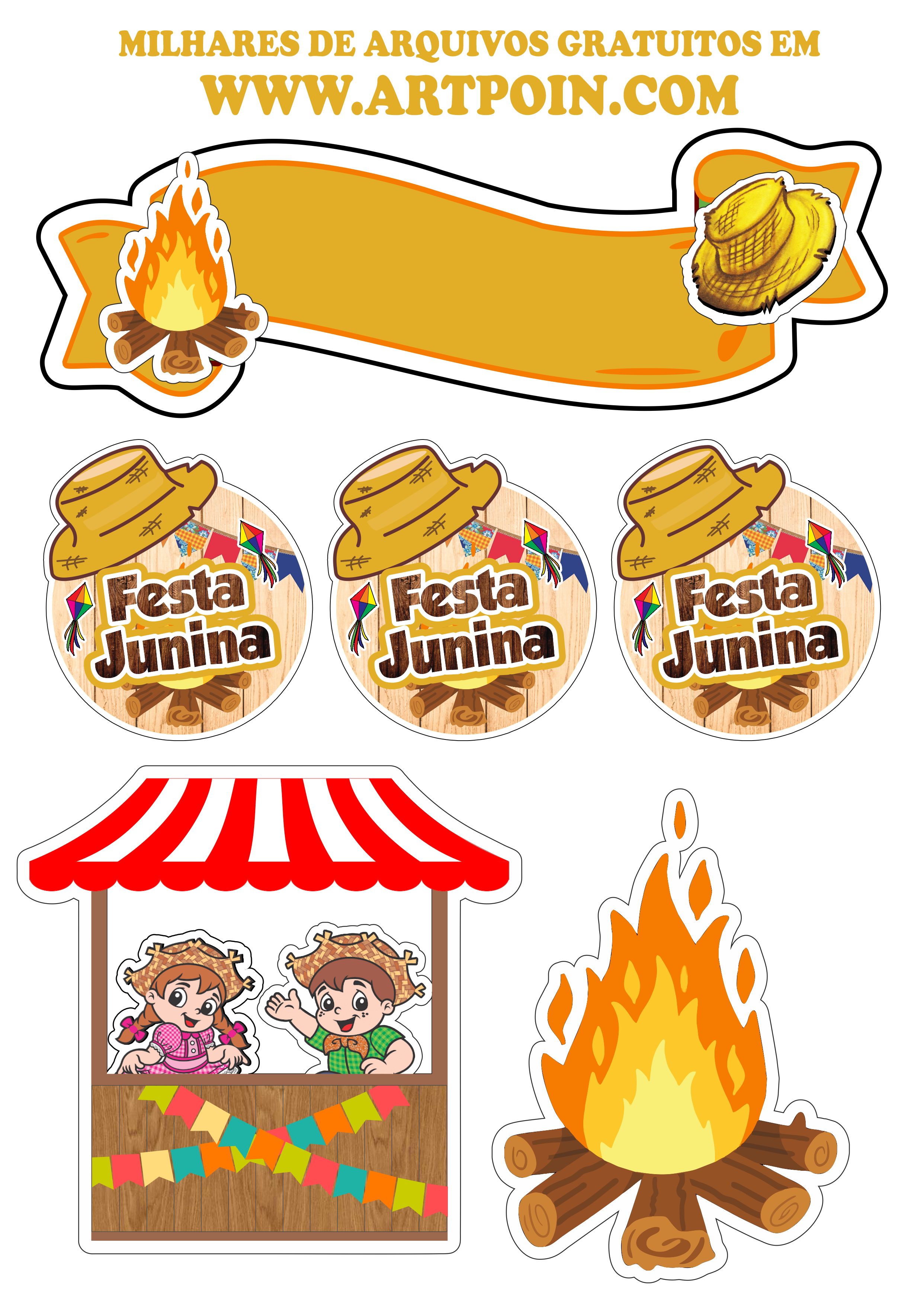 lembrancinha festa junina para imprimir