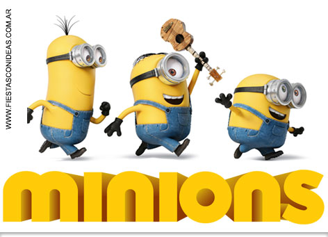 Desenhos Minions para colorir
