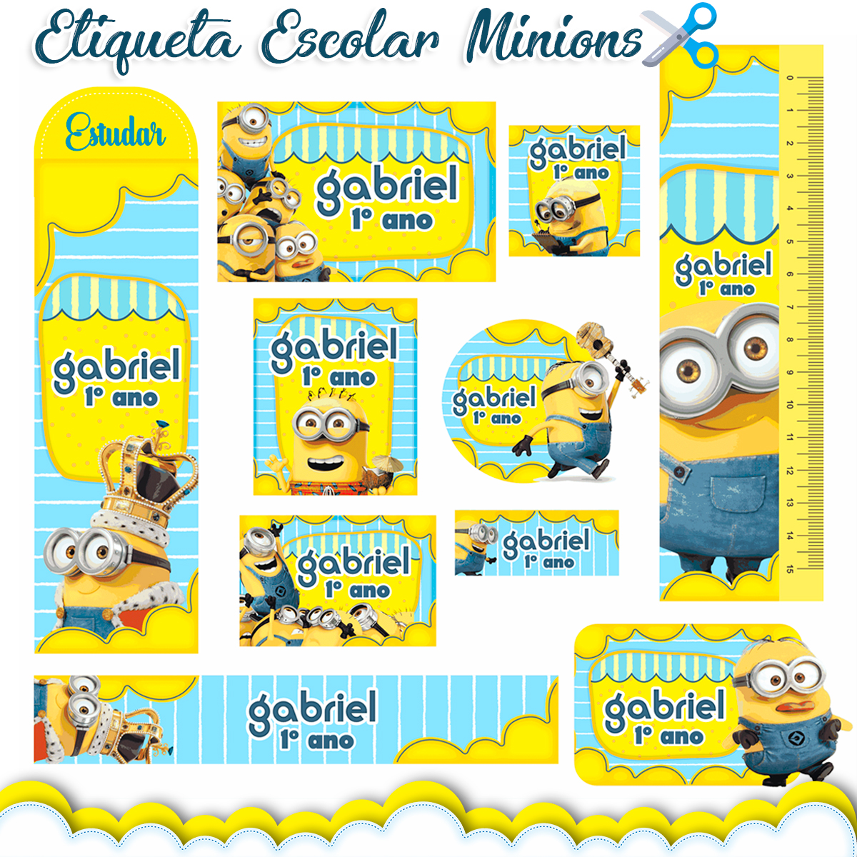 Minions Super-Heróis kit festa