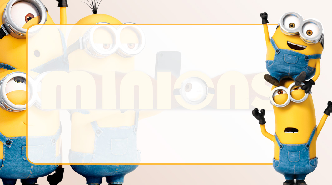 Desenhos Minions para colorir