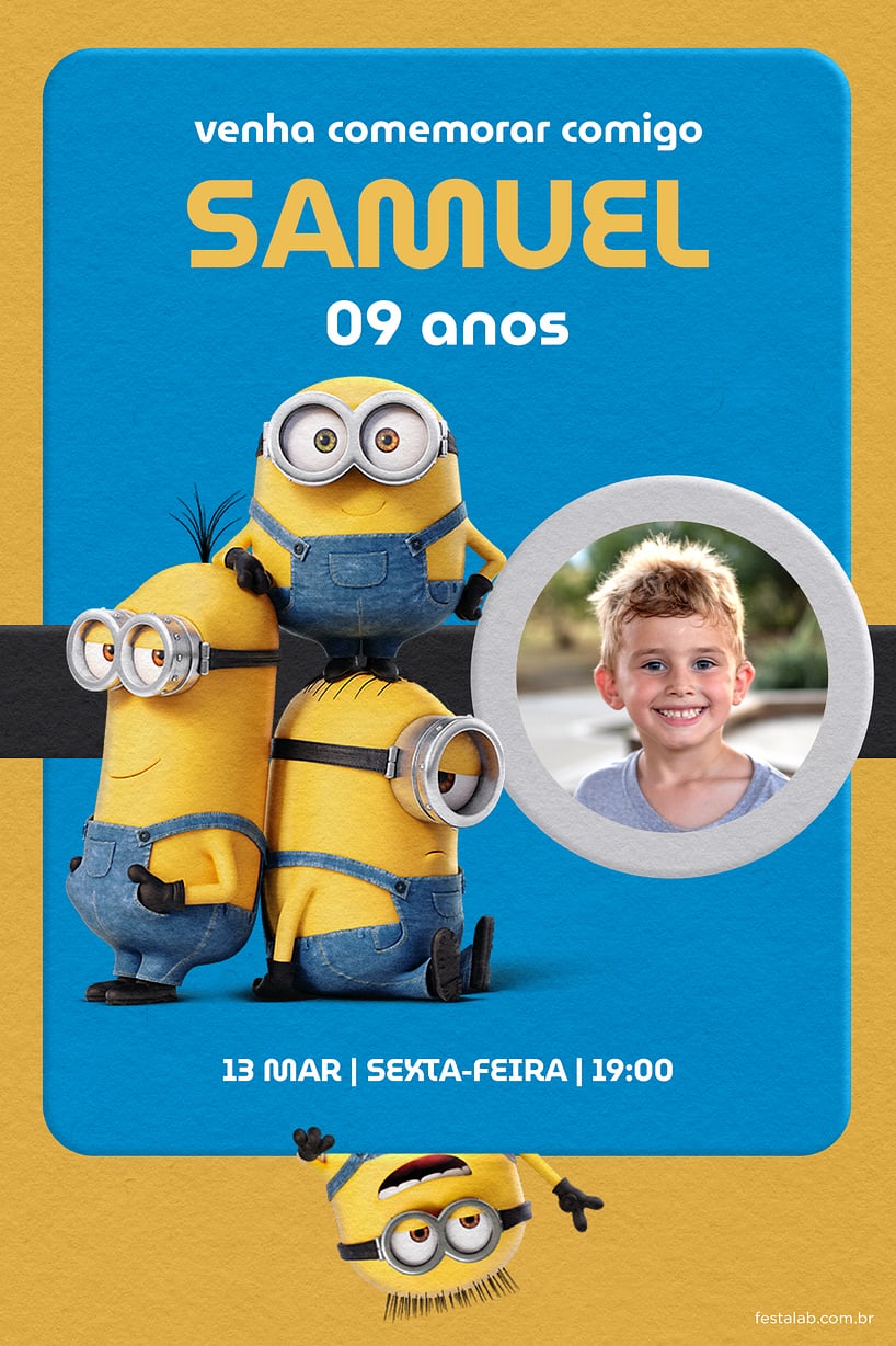 Atividades Minions para festa infantil