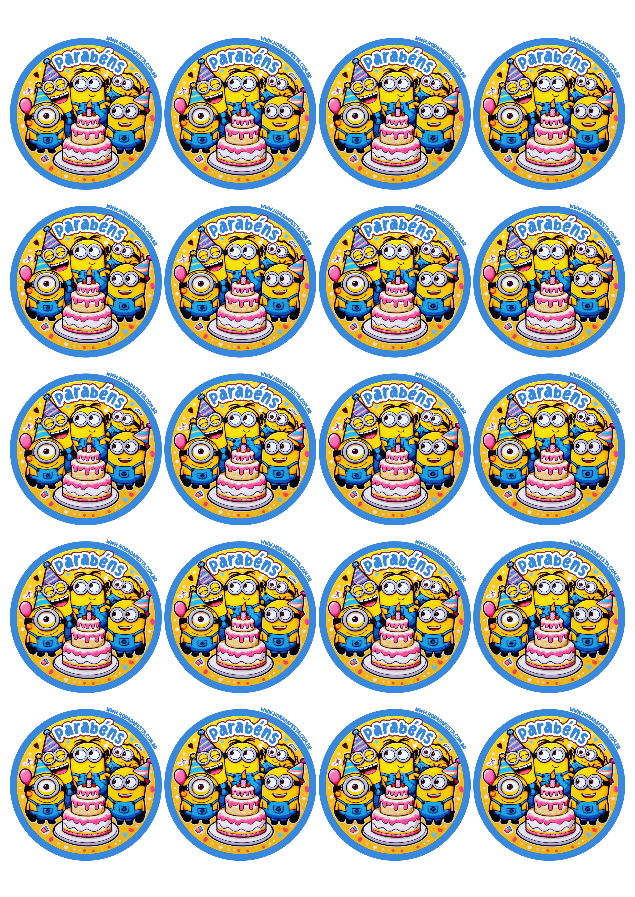 Atividades Minions para festa infantil