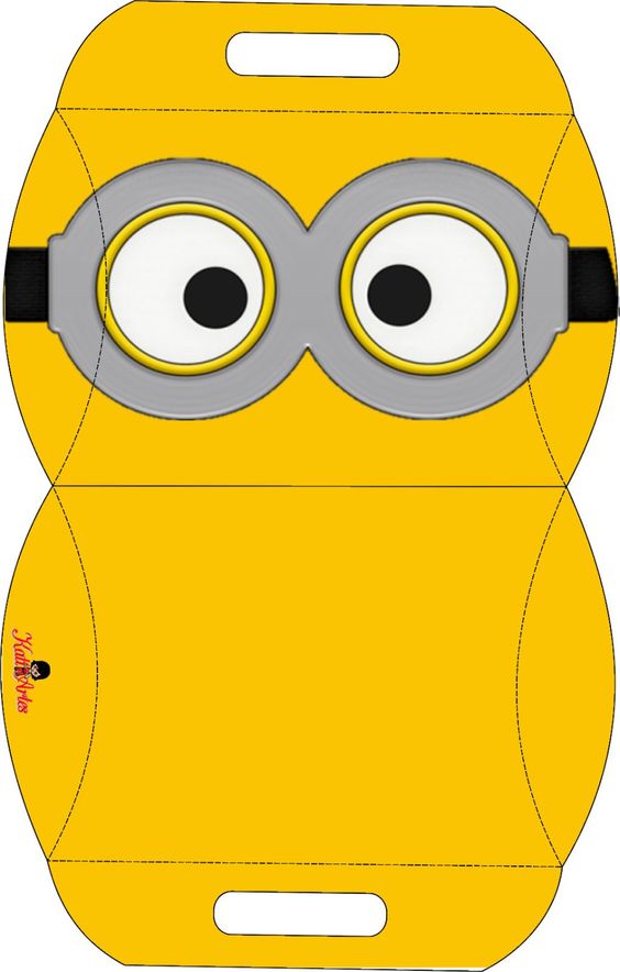 Convite Minions com RSVP