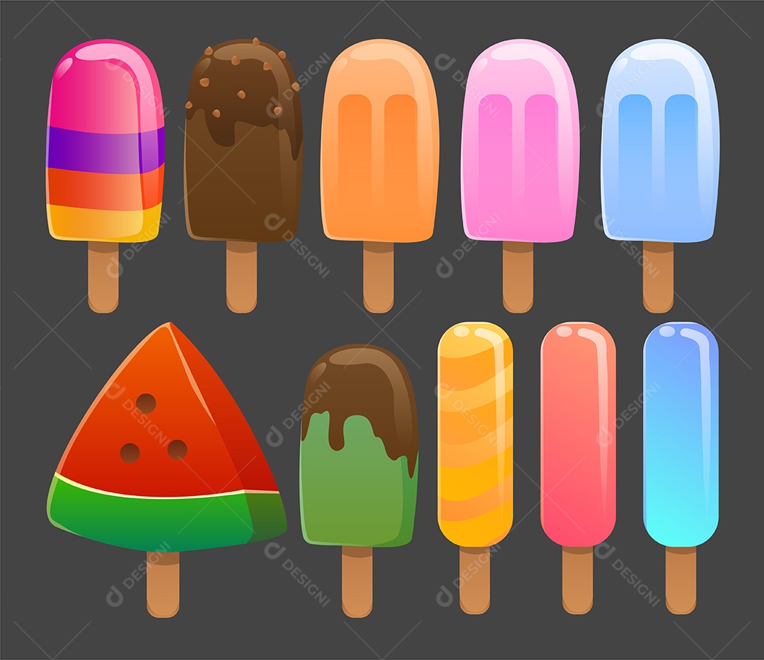 erros comuns ao desenhar picolé kawaii