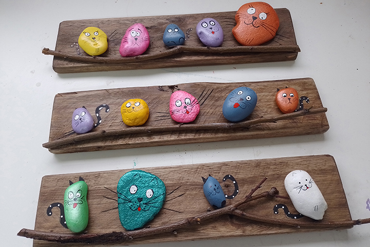 técnicas de pintura em pedras