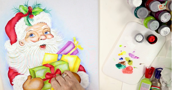 Como Criar Efeito de Volume na Barba do Papai Noel em Tecido