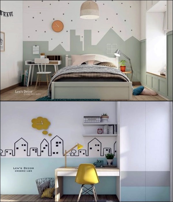 tinta acrílica vs esmalte para quarto menino