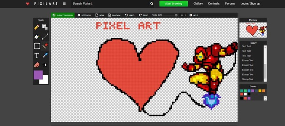 pixel art