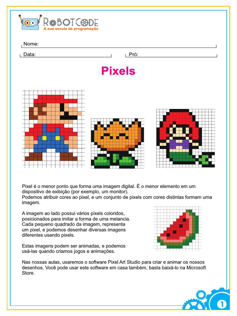 melhores tutoriais de pixel art para iniciantes