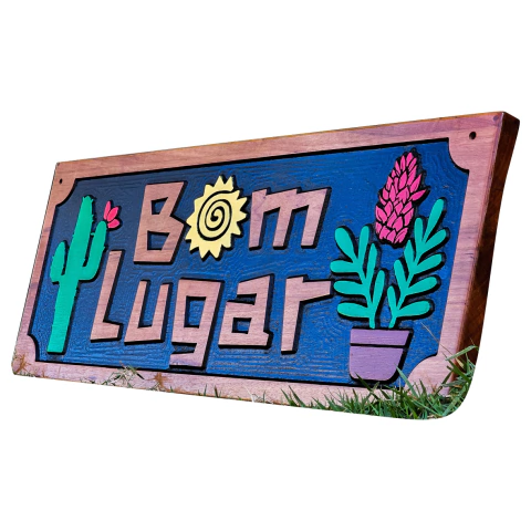 ideias de placas rústicas para decorar a casa
