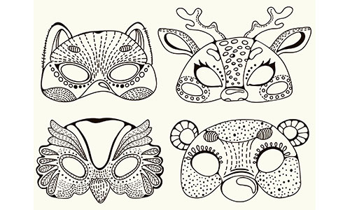 cómo hacer máscaras de carnaval caseras