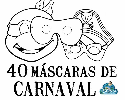 materiales para hacer máscaras de carnaval