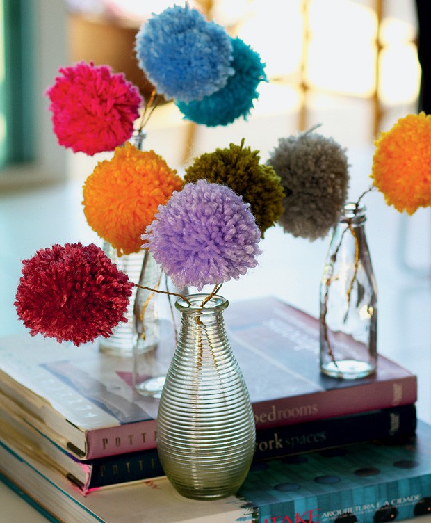 pompom para decoração