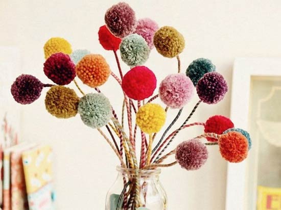 pompom para decoração