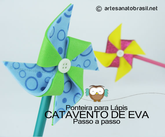 ponteira de lapis em eva passo a passo moldes