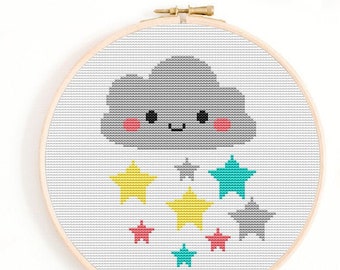 ideias de ponto cruz infantil para meninas