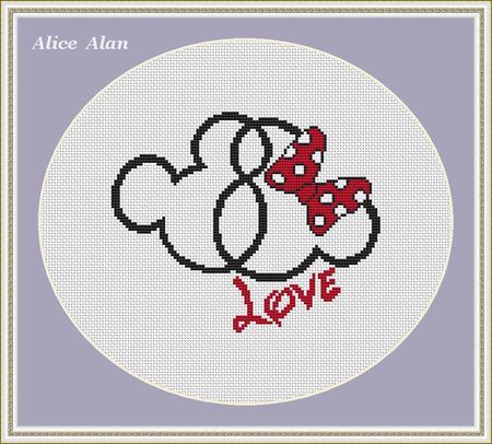 ponto cruz infantil feminino fácil