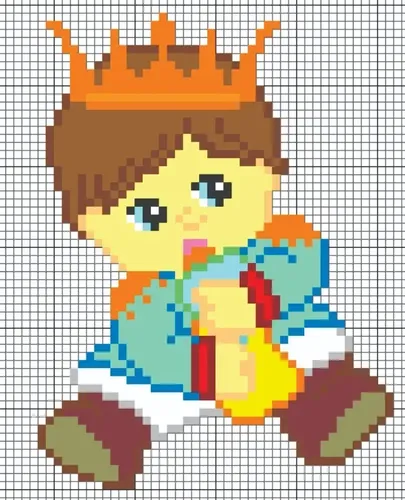 gráficos ponto cruz infantil masculino grátis