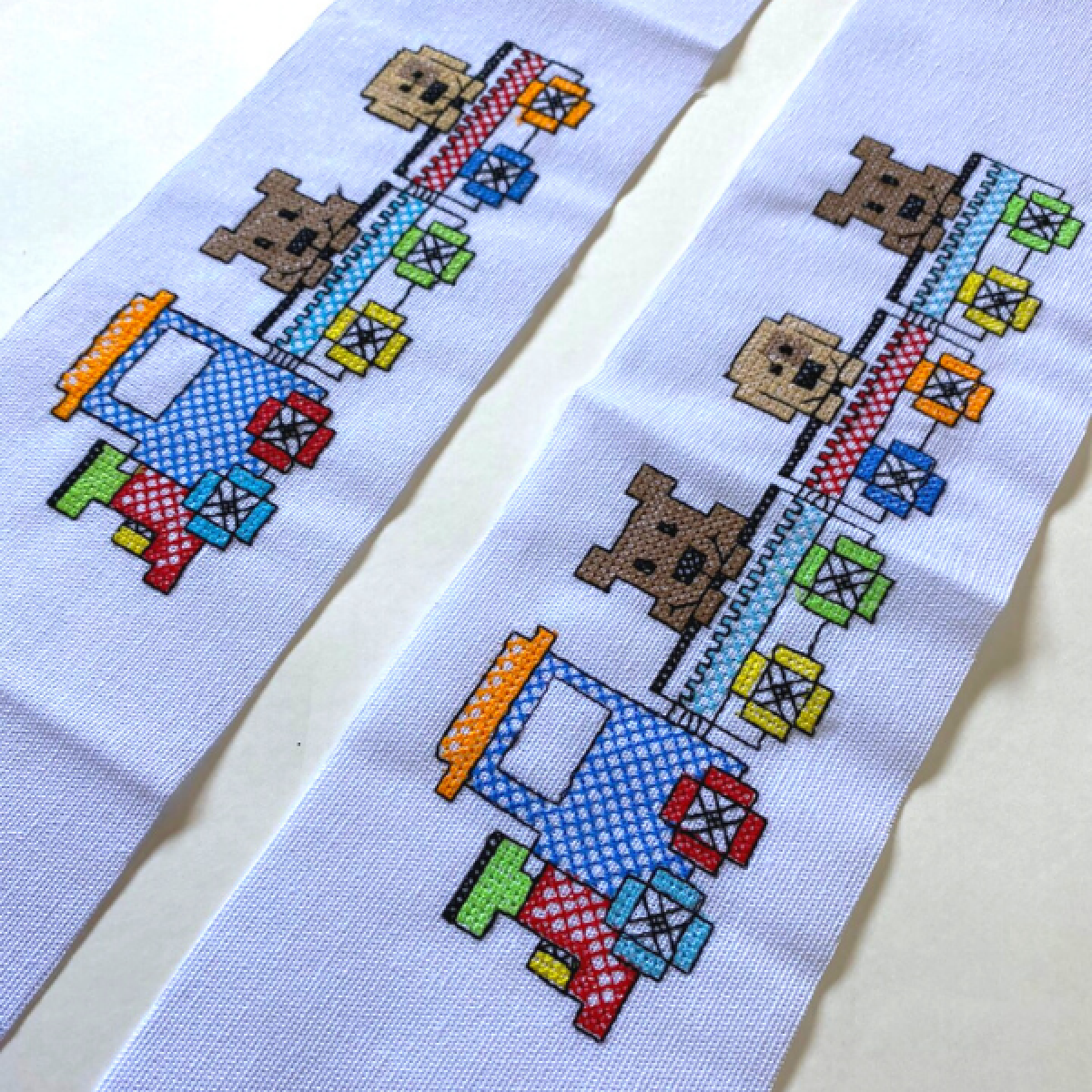 ponto cruz infantil masculino tema náutico