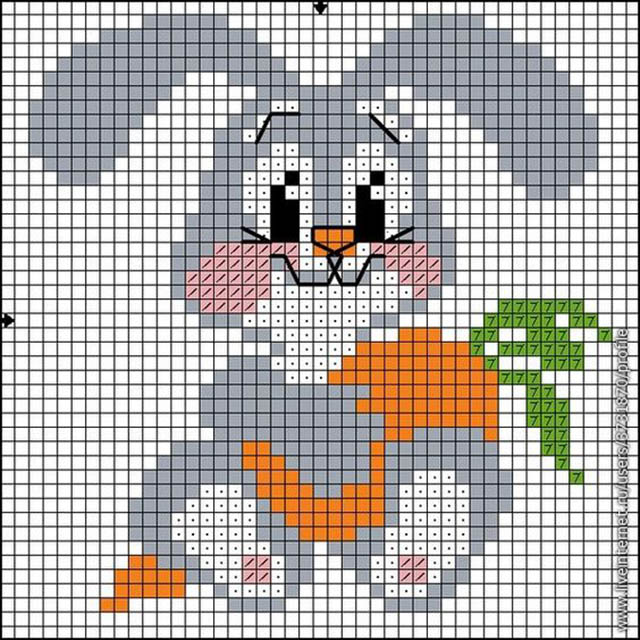 ponto cruz infantil para menina