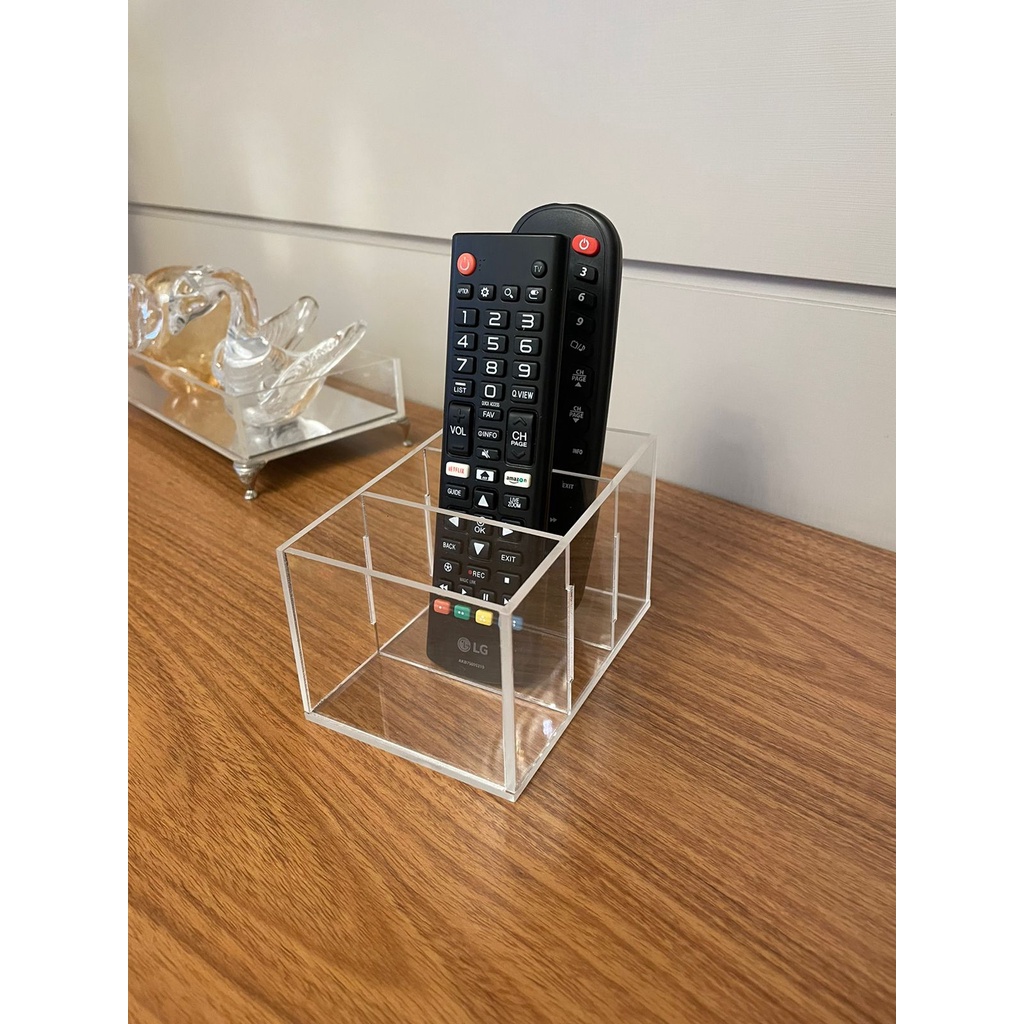 porta controle remoto de caixa de leite