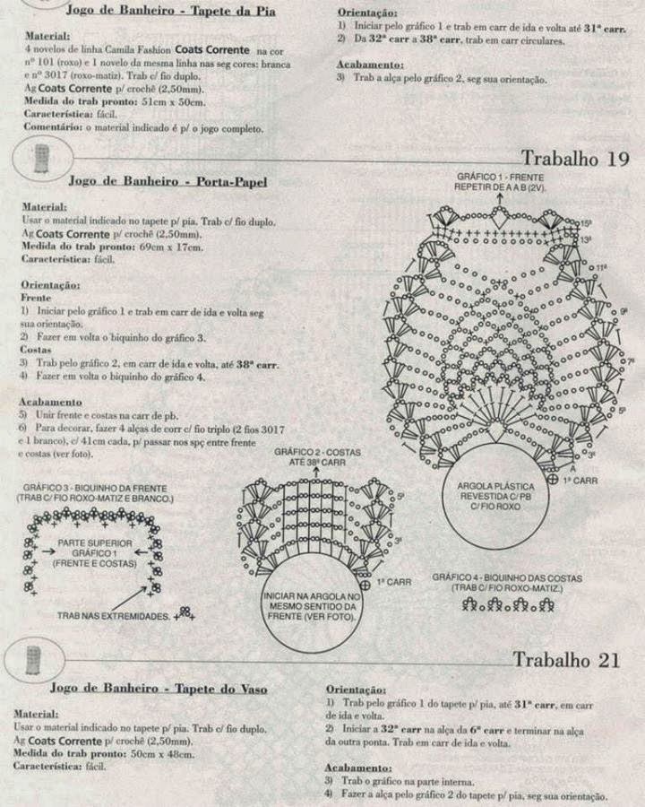 porta papel higiênico de crochê decorativo