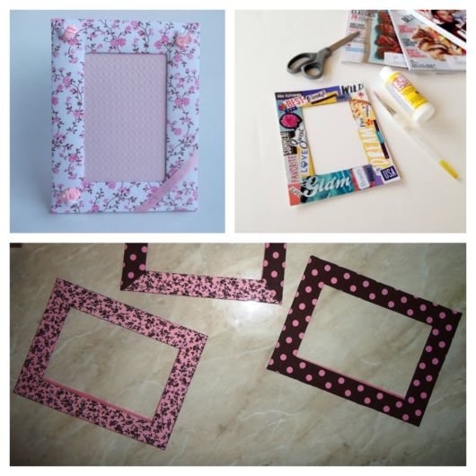 porta retrato criativo passo a passo