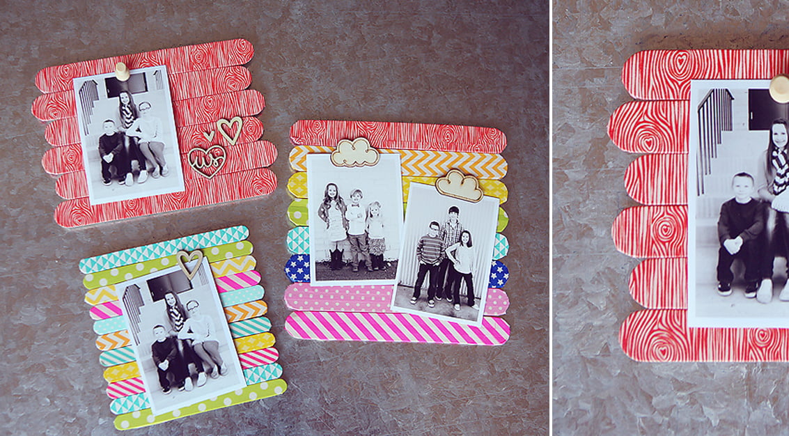 porta retrato criativo passo a passo