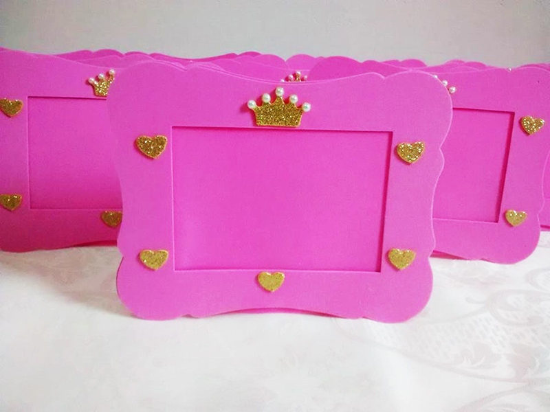 Como Fazer Moldes de Porta-Retrato de EVA Personalizados