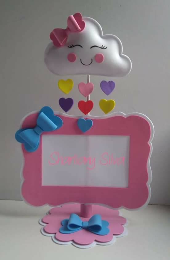 Como Fazer Moldes de Porta-Retrato de EVA Personalizados