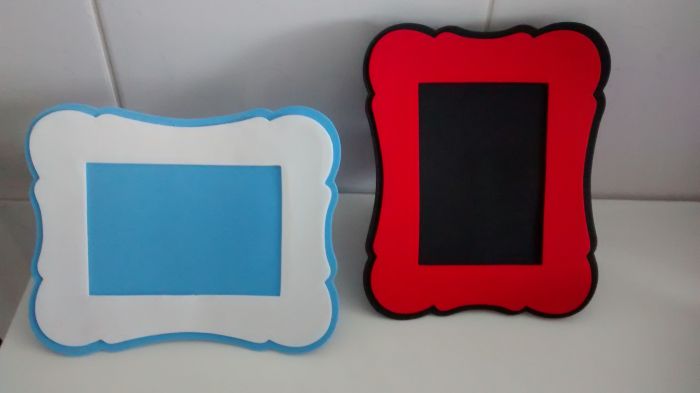 Como Fazer Moldes de Porta-Retrato de EVA Personalizados