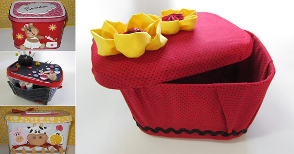 potes de sorvetes decorados