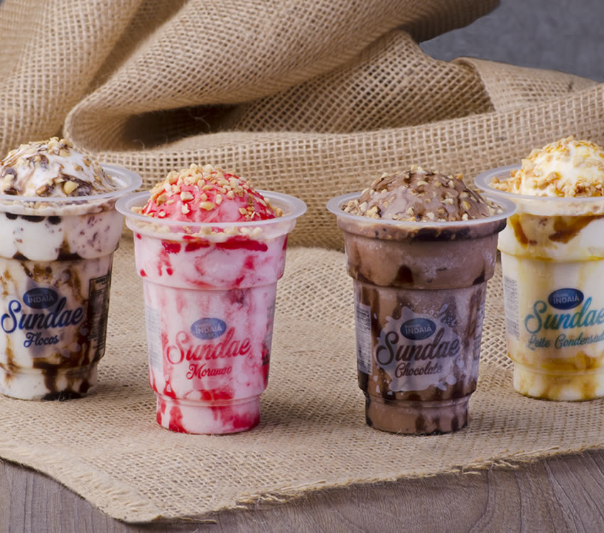 potes de sorvetes decorados