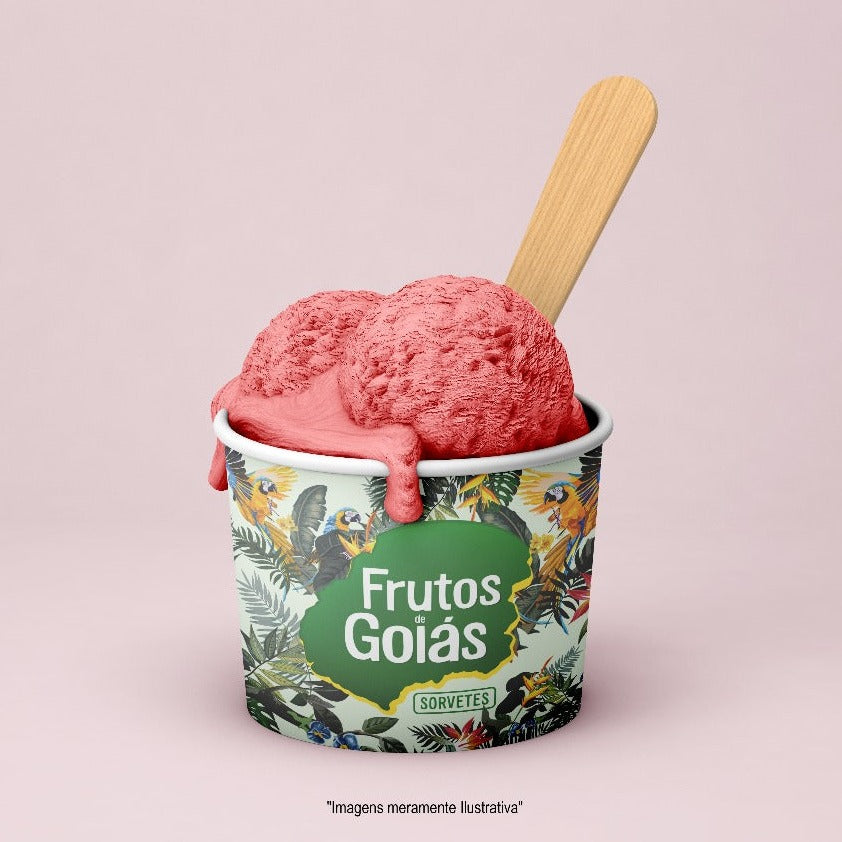 potes de sorvetes decorados