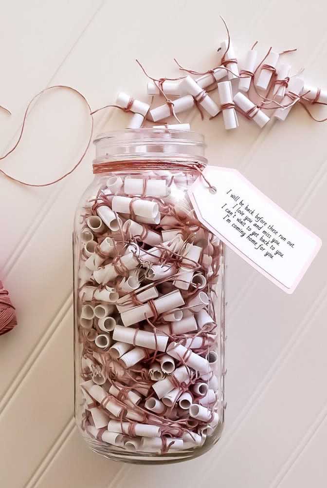 como fazer potinho do amor