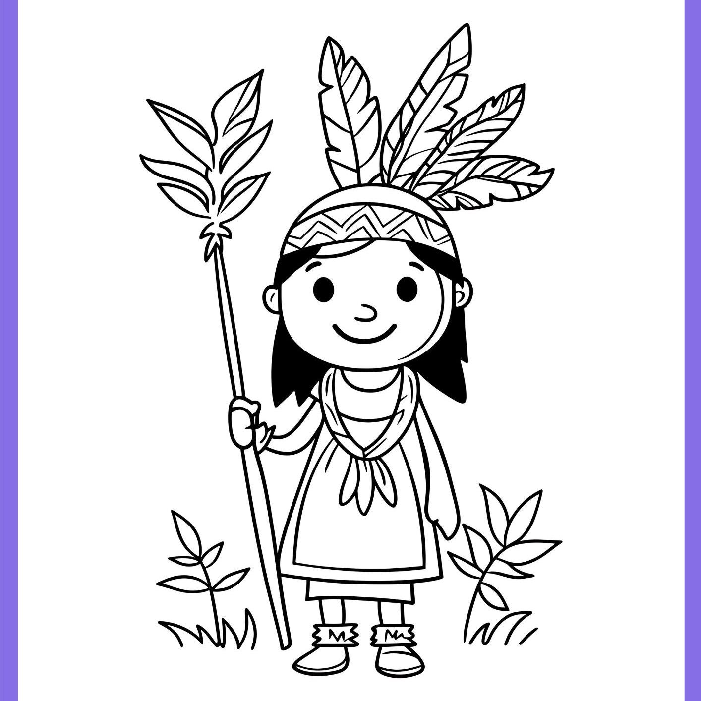 desenhos de tribos indígenas para pintar