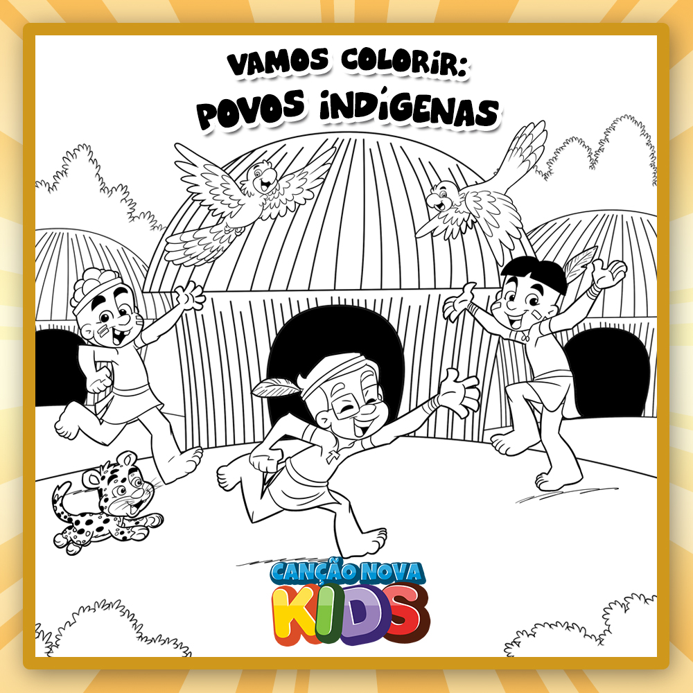 grafismos indígenas para colorir online