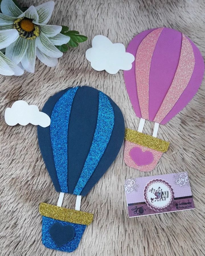 pregador enfeitado com eva