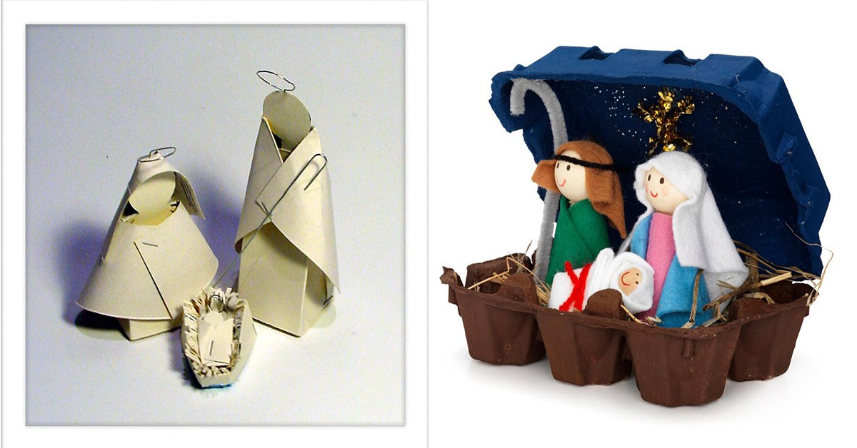 Além do Presépio: Outras Decorações de Natal Sustentáveis com Materiais Reciclados