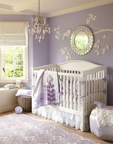 quarto bebe menina simples