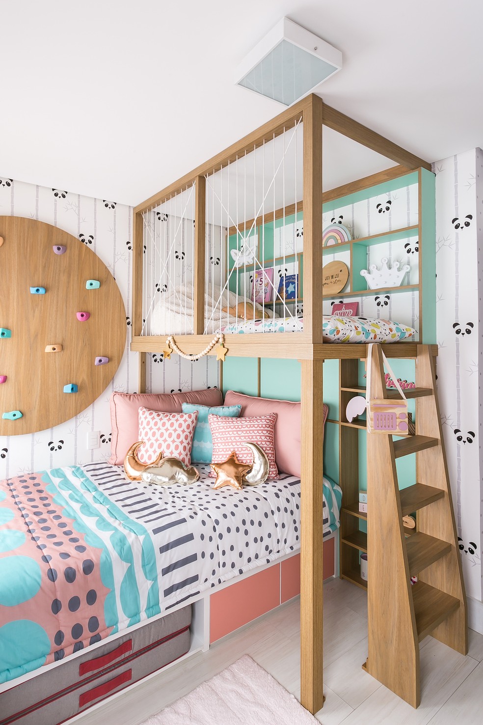 inspiração quarto bebe menina simples