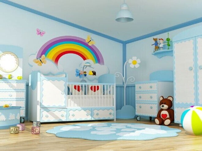 quanto custa decorar um quarto de bebê com tema nuvens